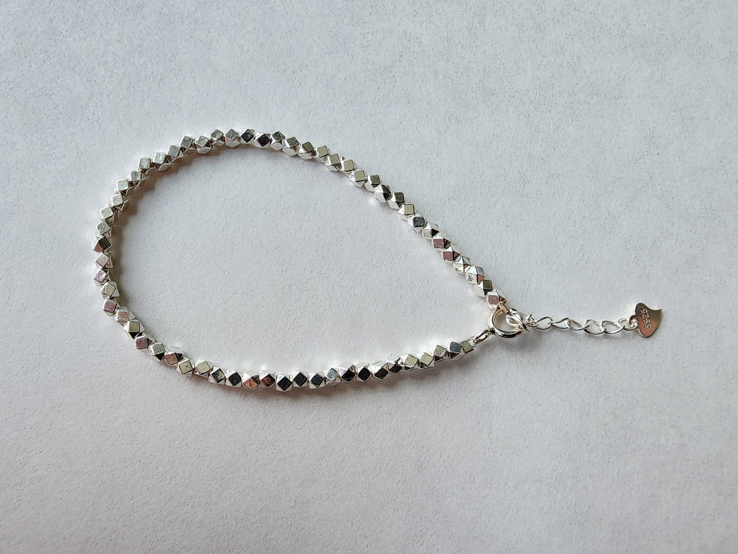 [Bracelet] Elegant Sterling Silver Fragment Bracelet