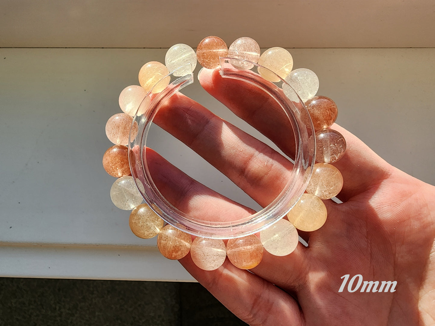 [Bracelet] Radiant Rabbit Hair Quartz 兔毛: A Symphony of Sunlit Strands