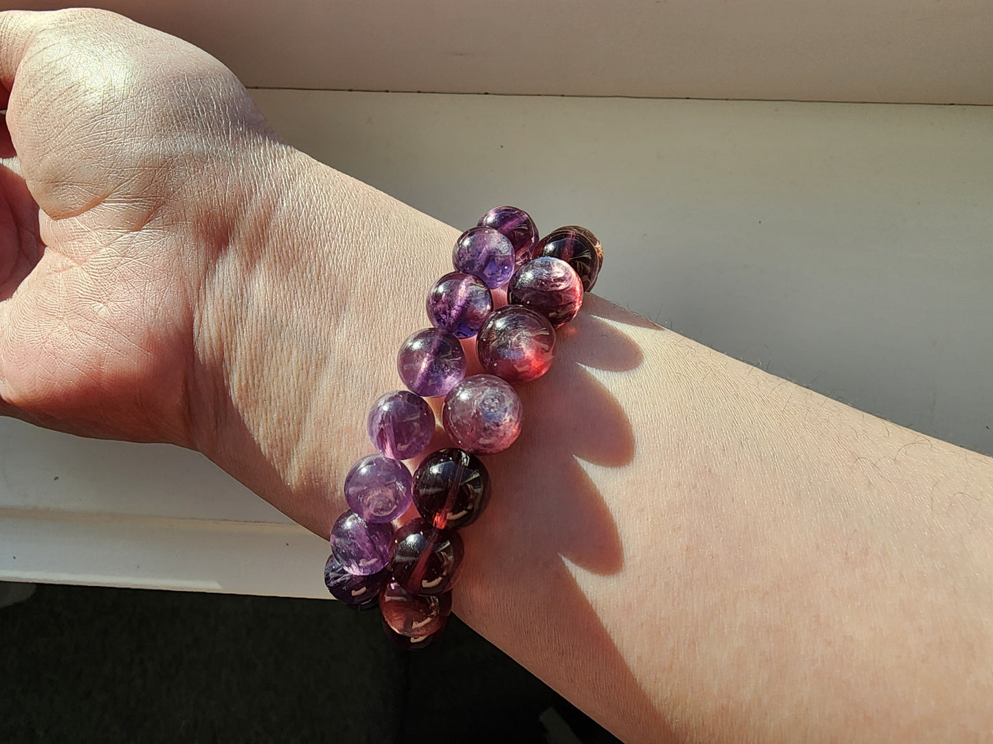 [Bracelet] Elegant Purple Lithium Mica 紫锂云母 Bead Bracelet - A Touch of Elegance and Healing Energy