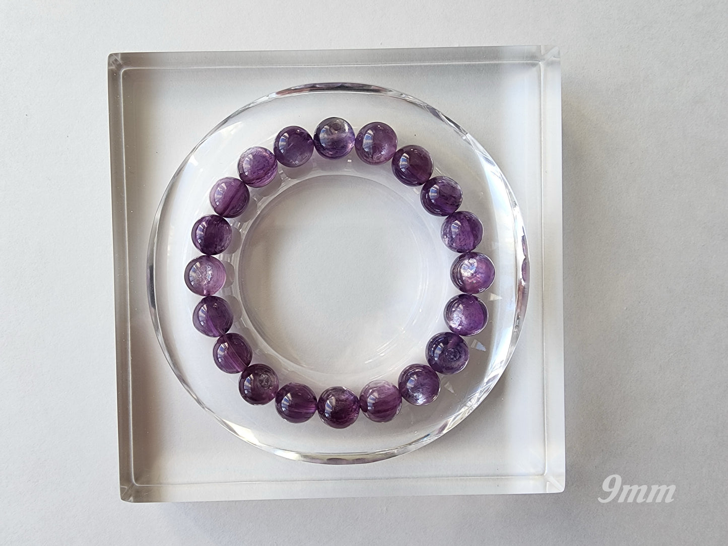 [Bracelet] Elegant Purple Lithium Mica 紫锂云母 Bead Bracelet - A Touch of Elegance and Healing Energy