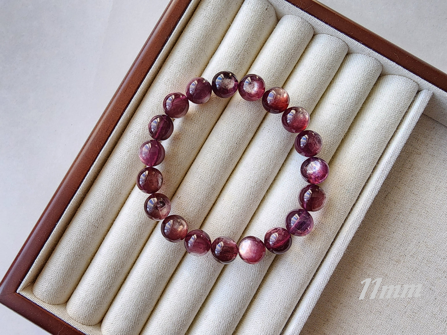 [Bracelet] Elegant Purple Lithium Mica 紫锂云母 Bead Bracelet - A Touch of Elegance and Healing Energy