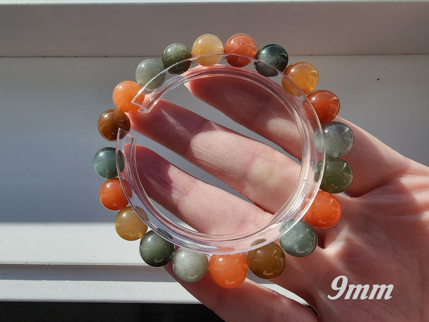 [Bracelet] Unique Harmony: Rabbit Hair Quartz 兔毛 Bracelet with Multicolored Beads