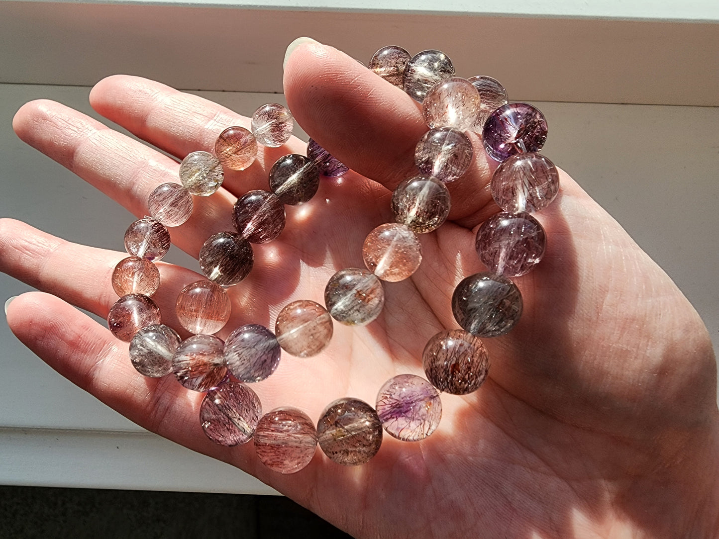 [Bracelet] Sacred Seven Vibes: Healing Crystal Bracelet with Super Seven 超七 Stones