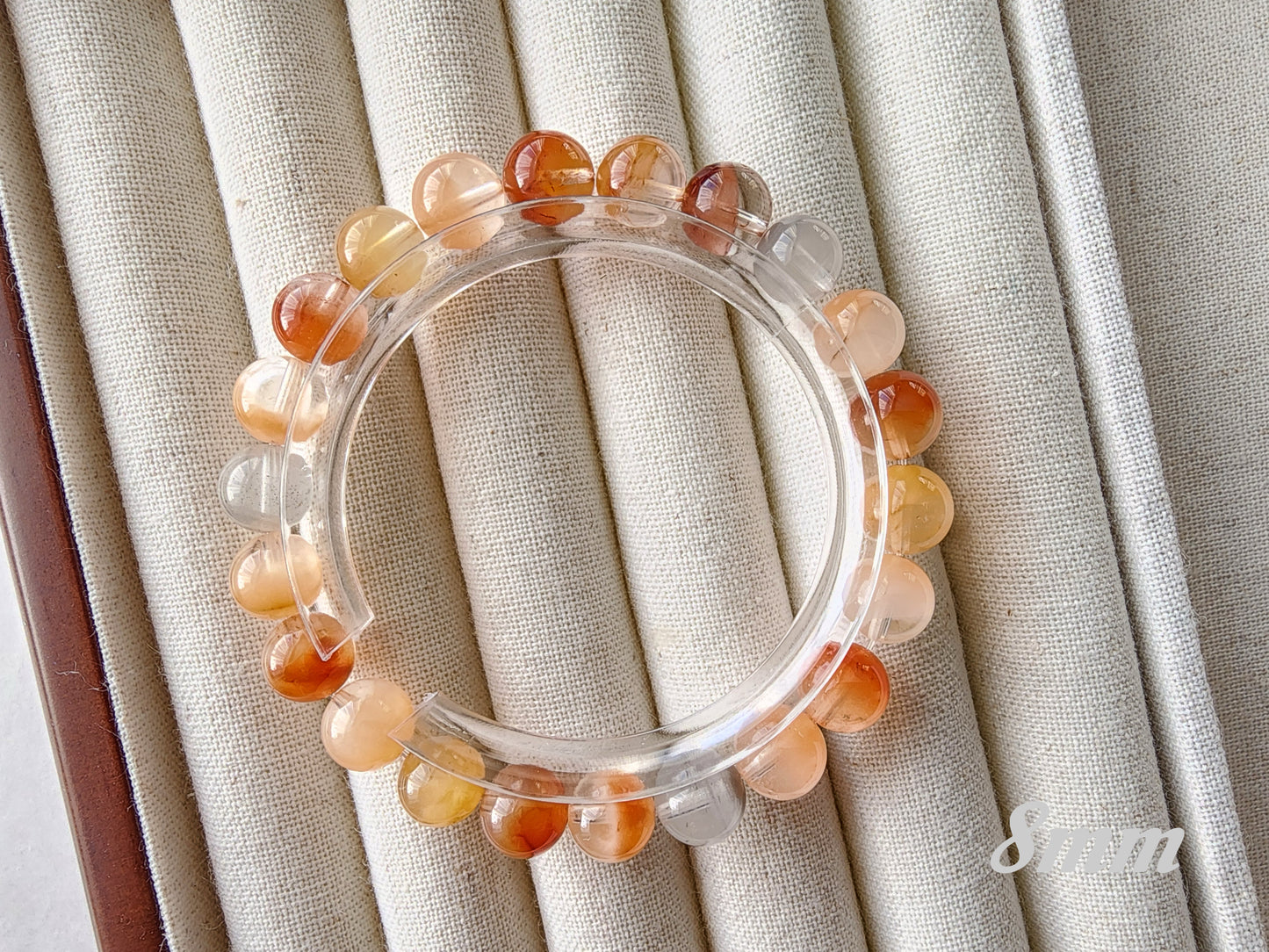 [Bracelet] Radiant Phoenix: Colorful Rabbit Hair Quartz 兔毛 Bracelet - A Vibrant Elegance for Your Wrist