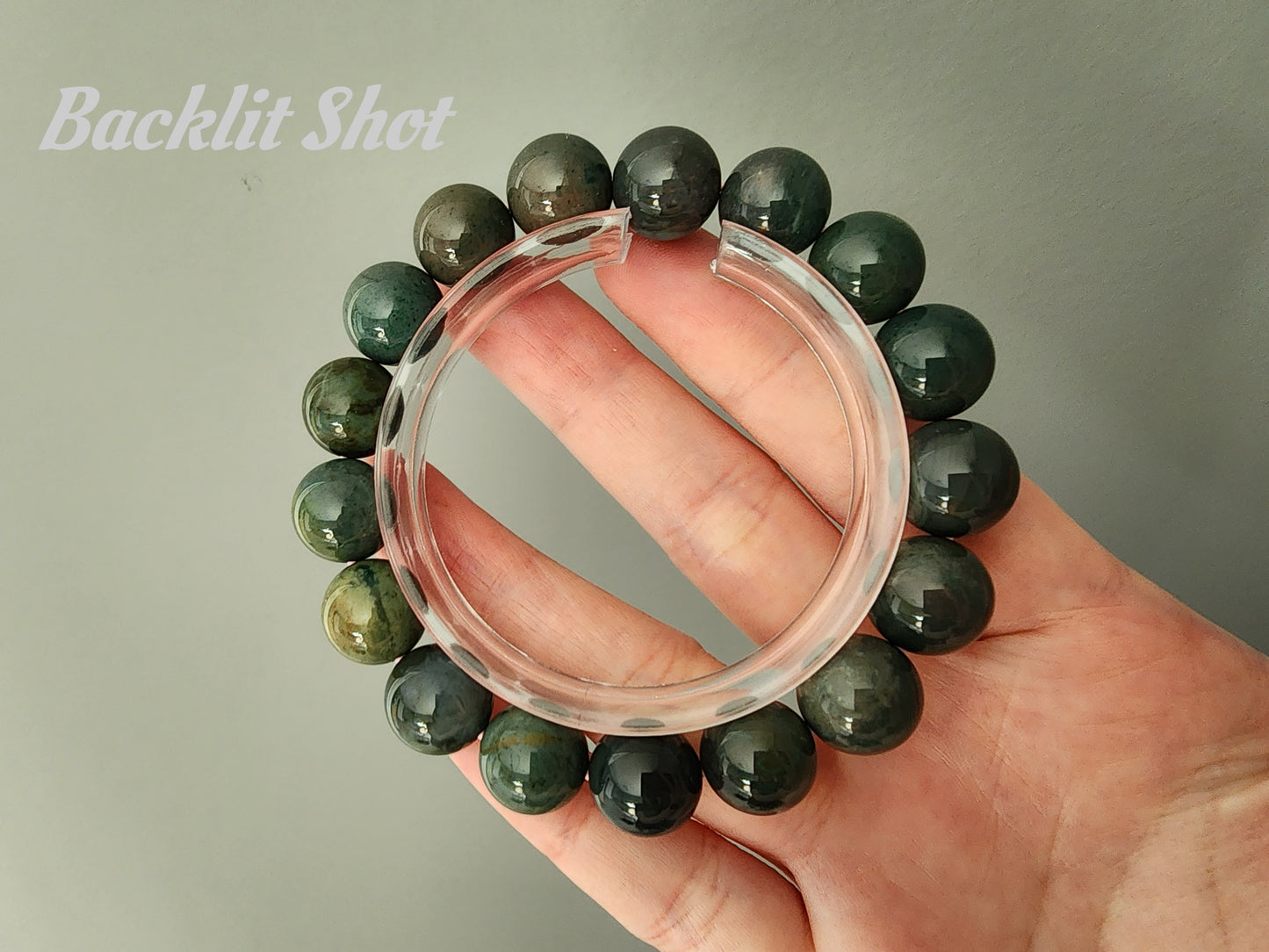 [Bracelet] Exquisite 12mm Alashan Agate Beaded Bracelet