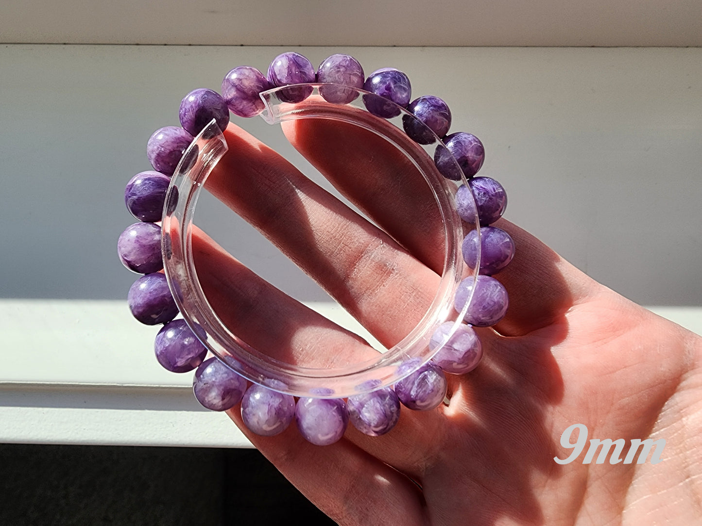 [Bracelet] Radiant Purple: Charoite 紫龙晶 Round Beads Bracelet - Embrace Transformation and Inner Strength