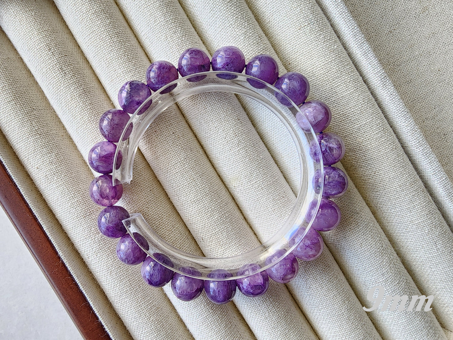 [Bracelet] Radiant Purple: Charoite 紫龙晶 Round Beads Bracelet - Embrace Transformation and Inner Strength