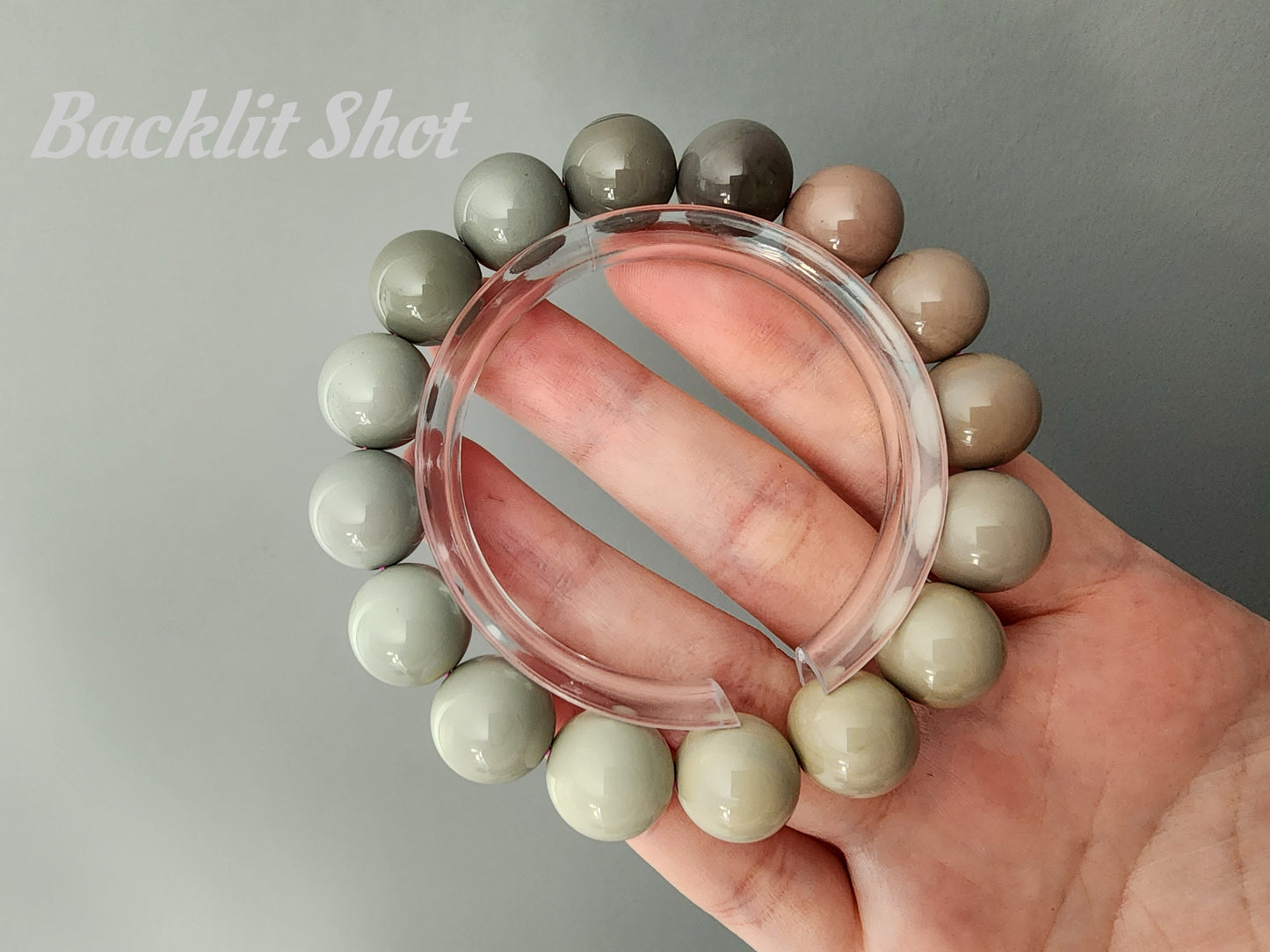 [Bracelet] Alashan Elegance: 13mm Agate Beaded Bracelet