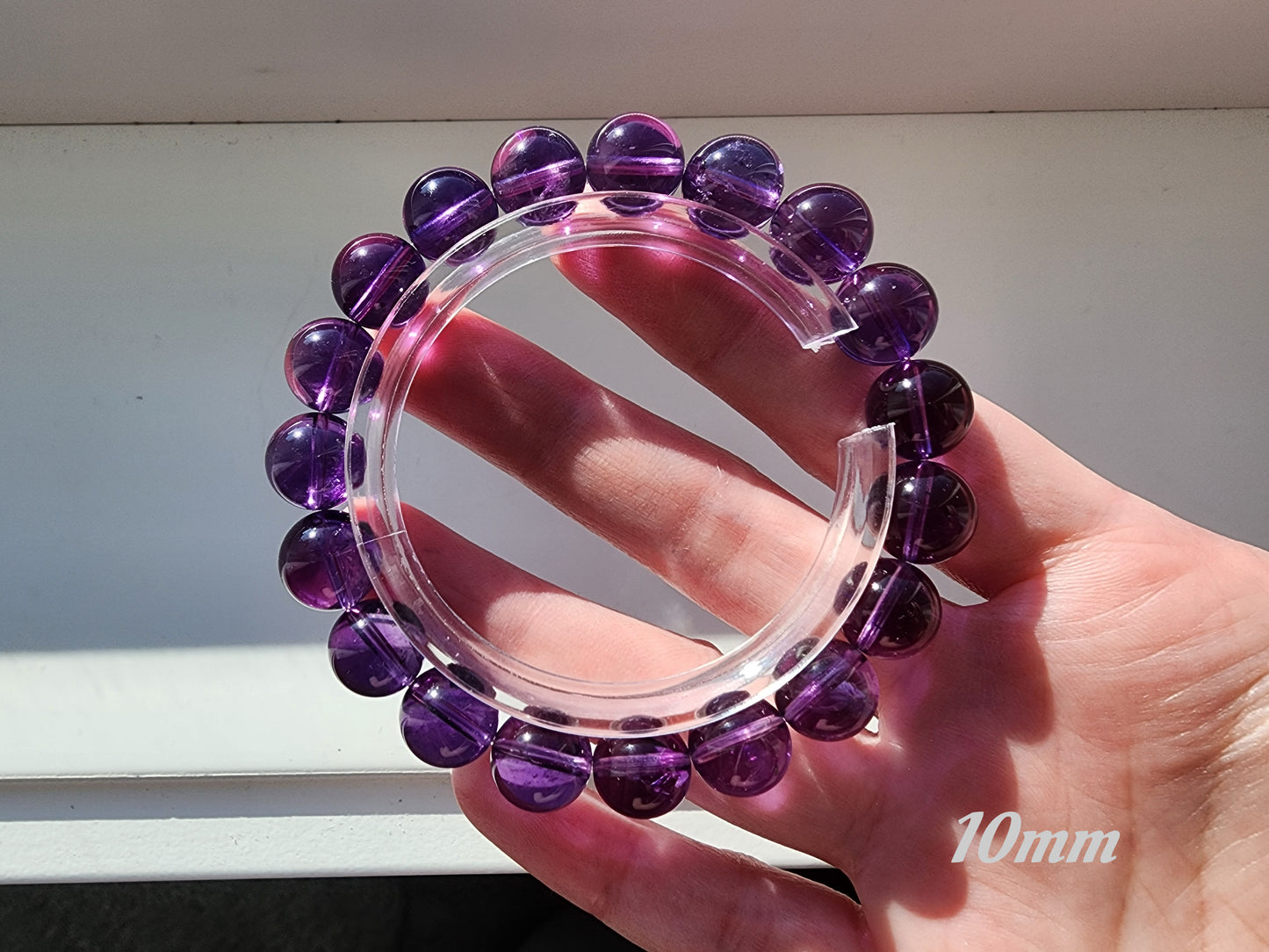 [Bracelet] Embrace the Deep Purple: Genuine Uruguayan Amethyst Bracelet