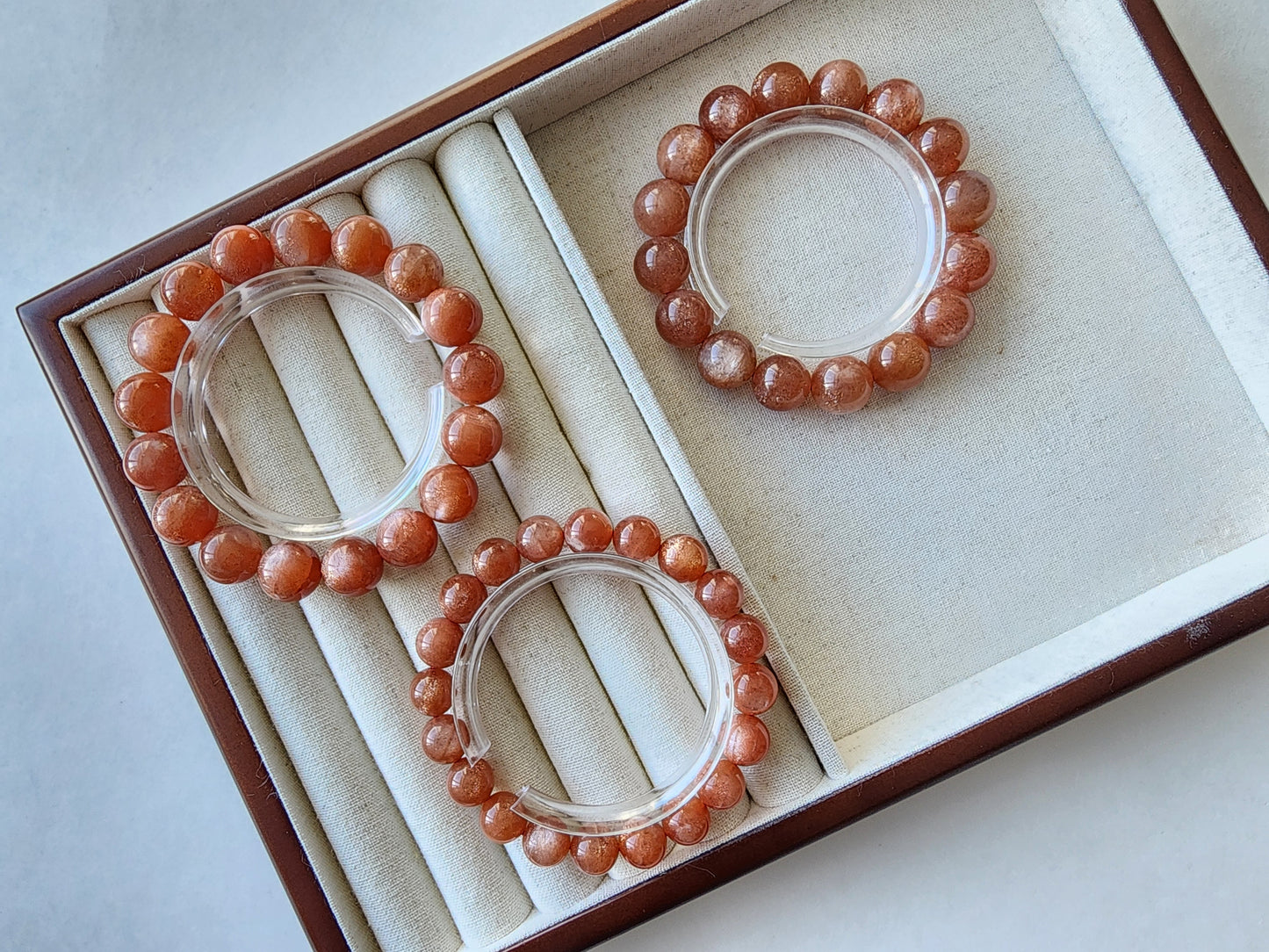 [Bracelet] Spark of Abundance: Natural Golden Sunstone 金沙太阳 Bracelet