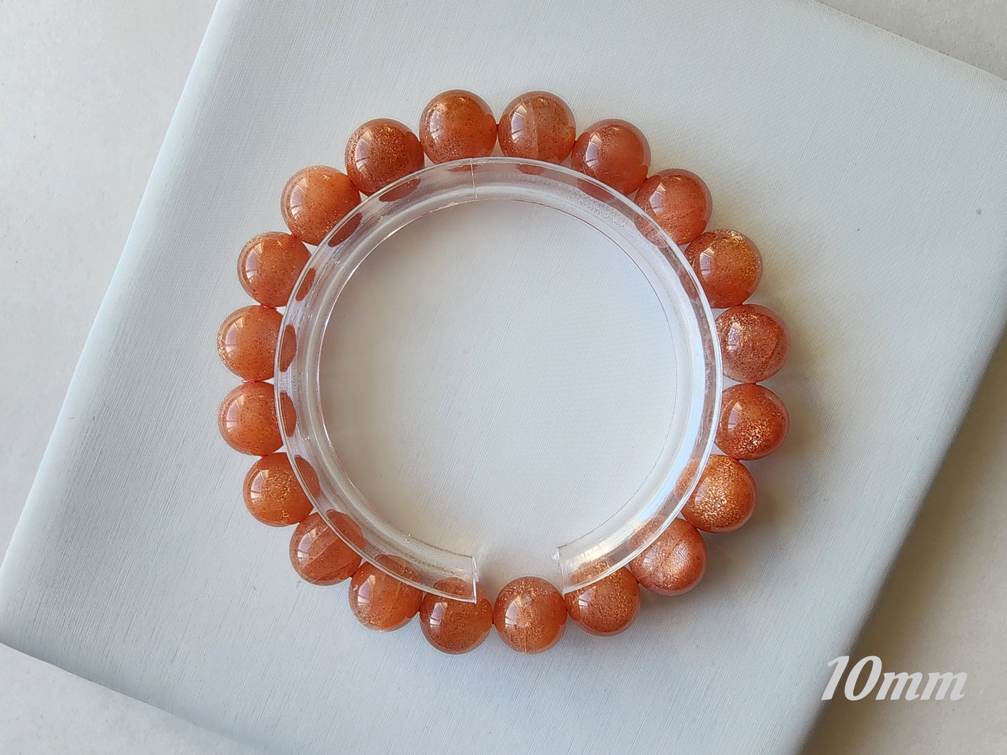 [Bracelet] Spark of Abundance: Natural Golden Sunstone 金沙太阳 Bracelet