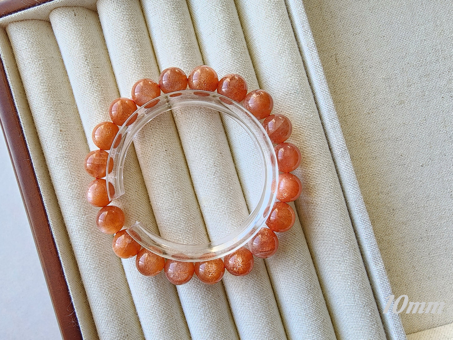 [Bracelet] Spark of Abundance: Natural Golden Sunstone 金沙太阳 Bracelet