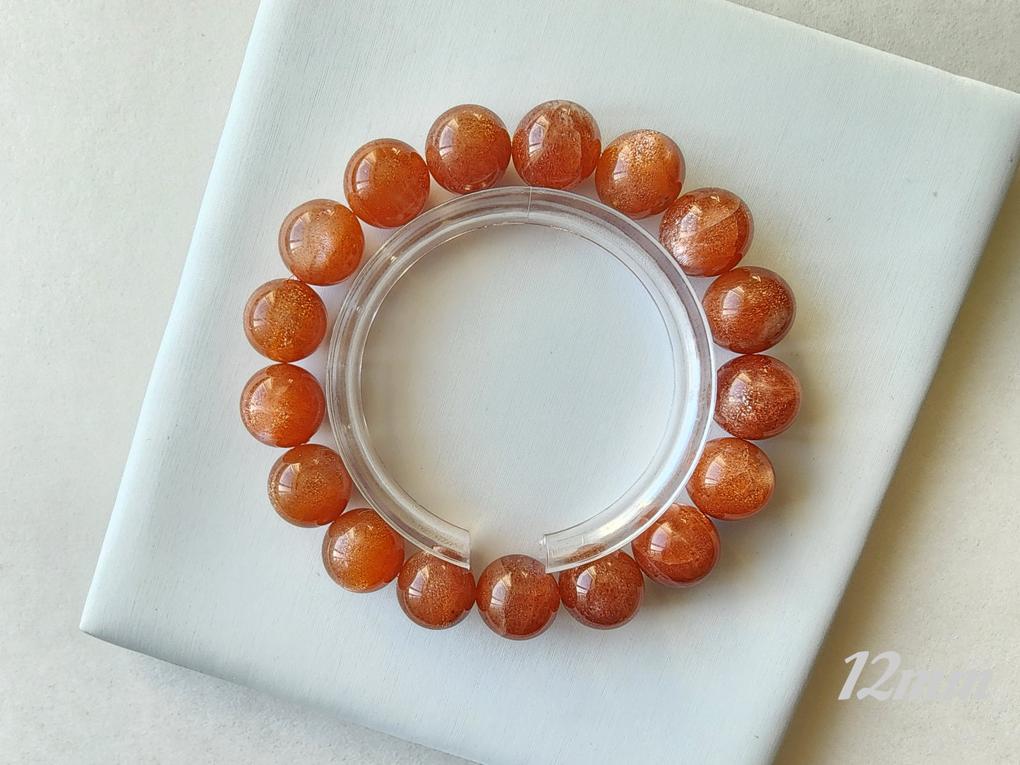 [Bracelet] Spark of Abundance: Natural Golden Sunstone 金沙太阳 Bracelet