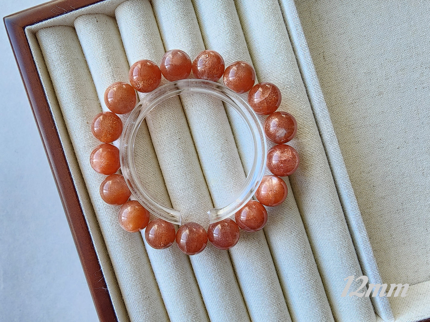 [Bracelet] Spark of Abundance: Natural Golden Sunstone 金沙太阳 Bracelet