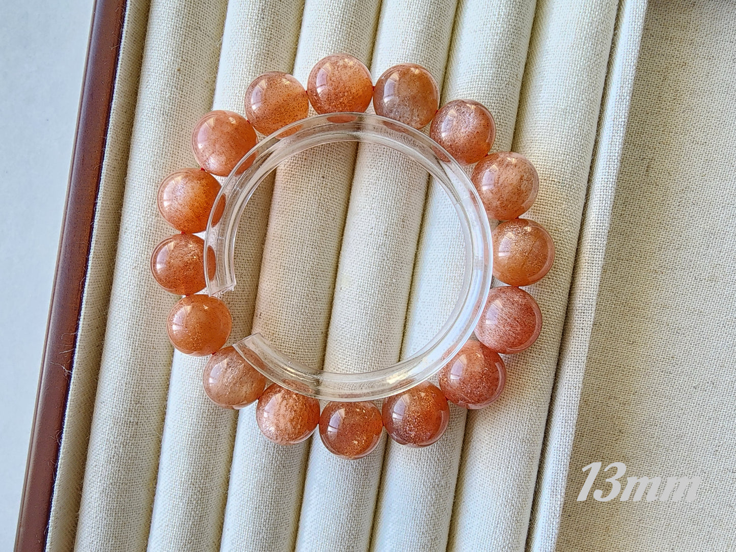 [Bracelet] Spark of Abundance: Natural Golden Sunstone 金沙太阳 Bracelet