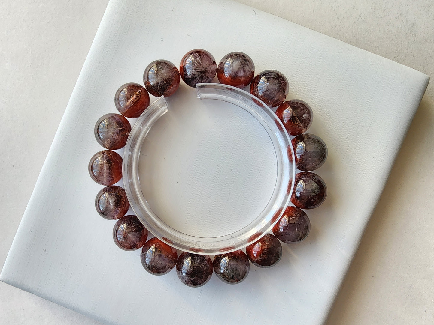 [Bracelet] Genuine 12mm Auralite 23 Thorny Rose 极光23荆棘玫瑰 Crystal Bracelet - Passion & Healing