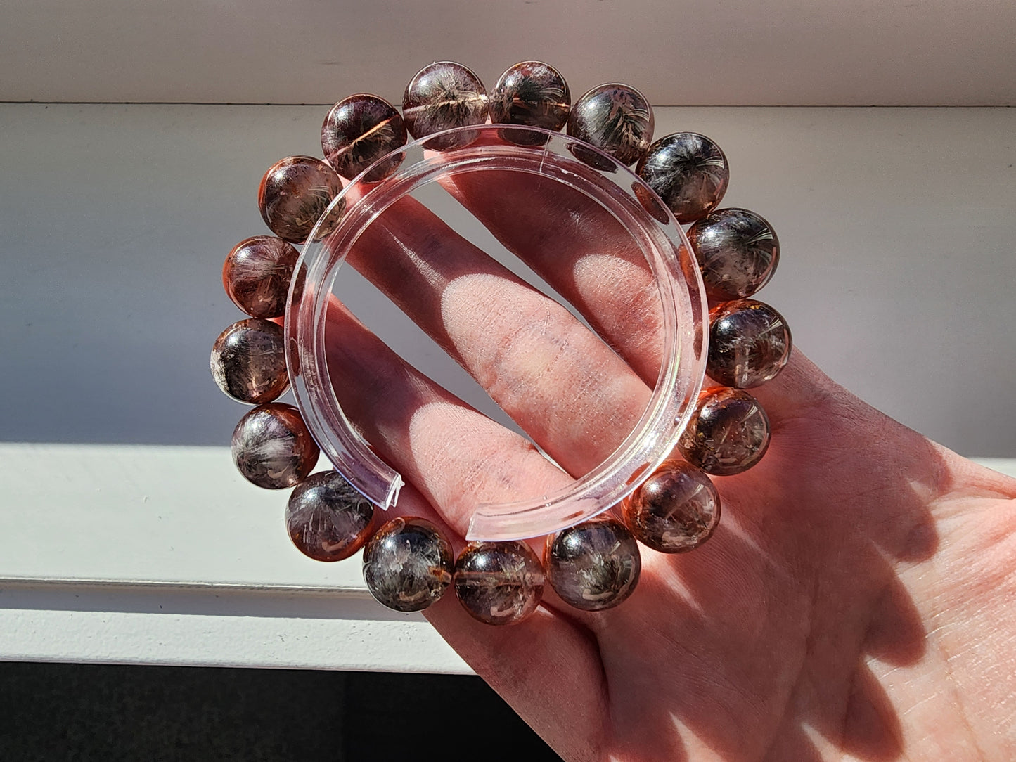 [Bracelet] Genuine 12mm Auralite 23 Thorny Rose 极光23荆棘玫瑰 Crystal Bracelet - Passion & Healing