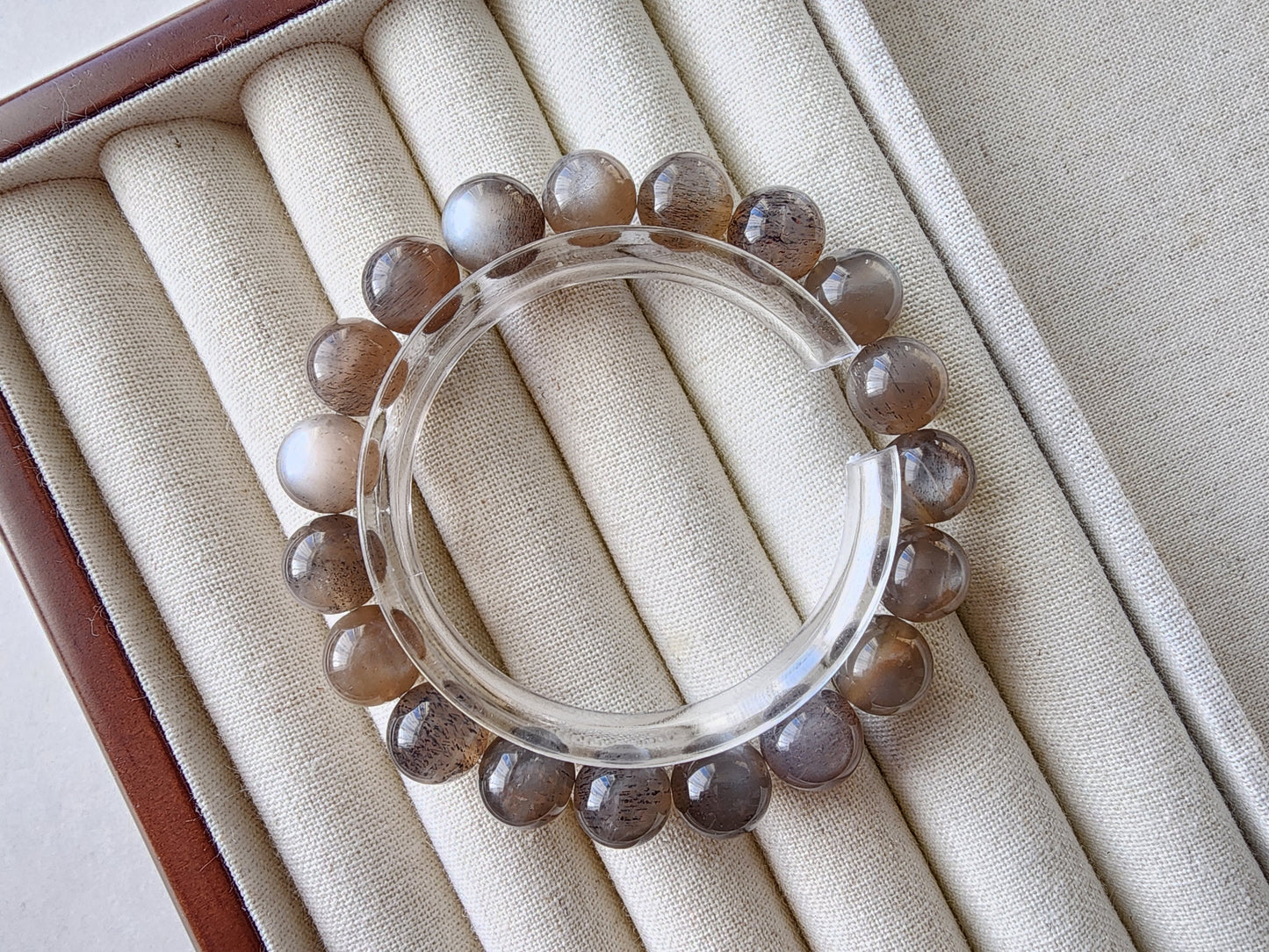 [Bracelet] Grounded in Strength: 10mm Black Sunstone 黑金太阳石 Round Bead Bracelet