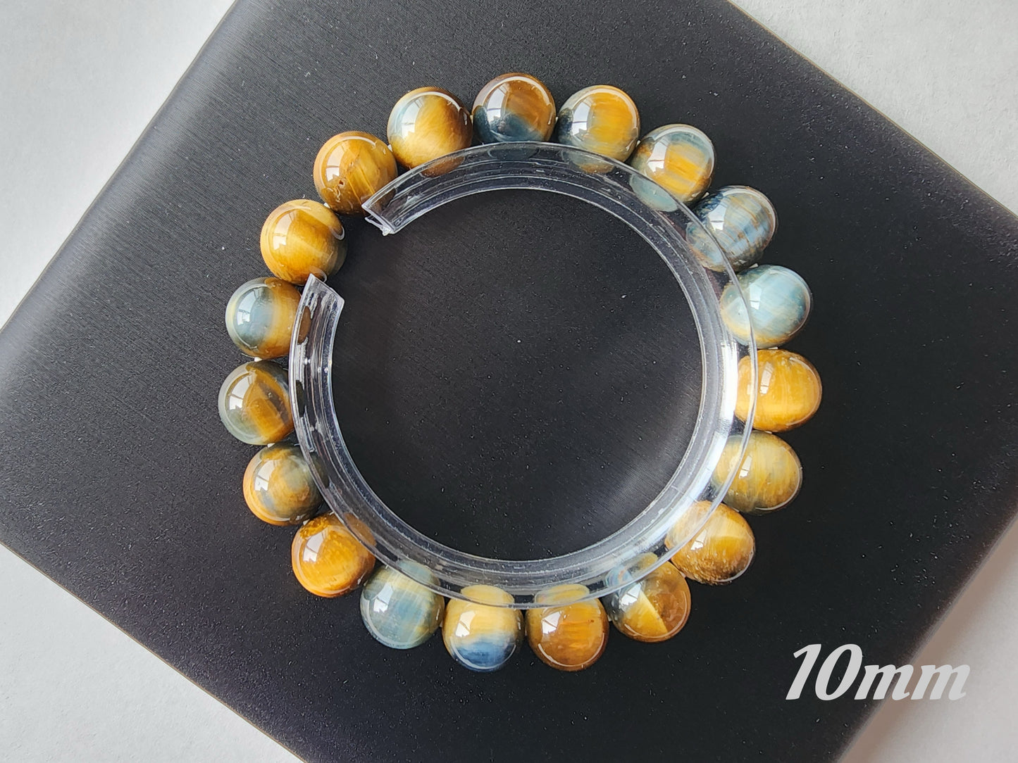 [Bracelet] Golden Blue Tiger Eye Inspiration Bracelet