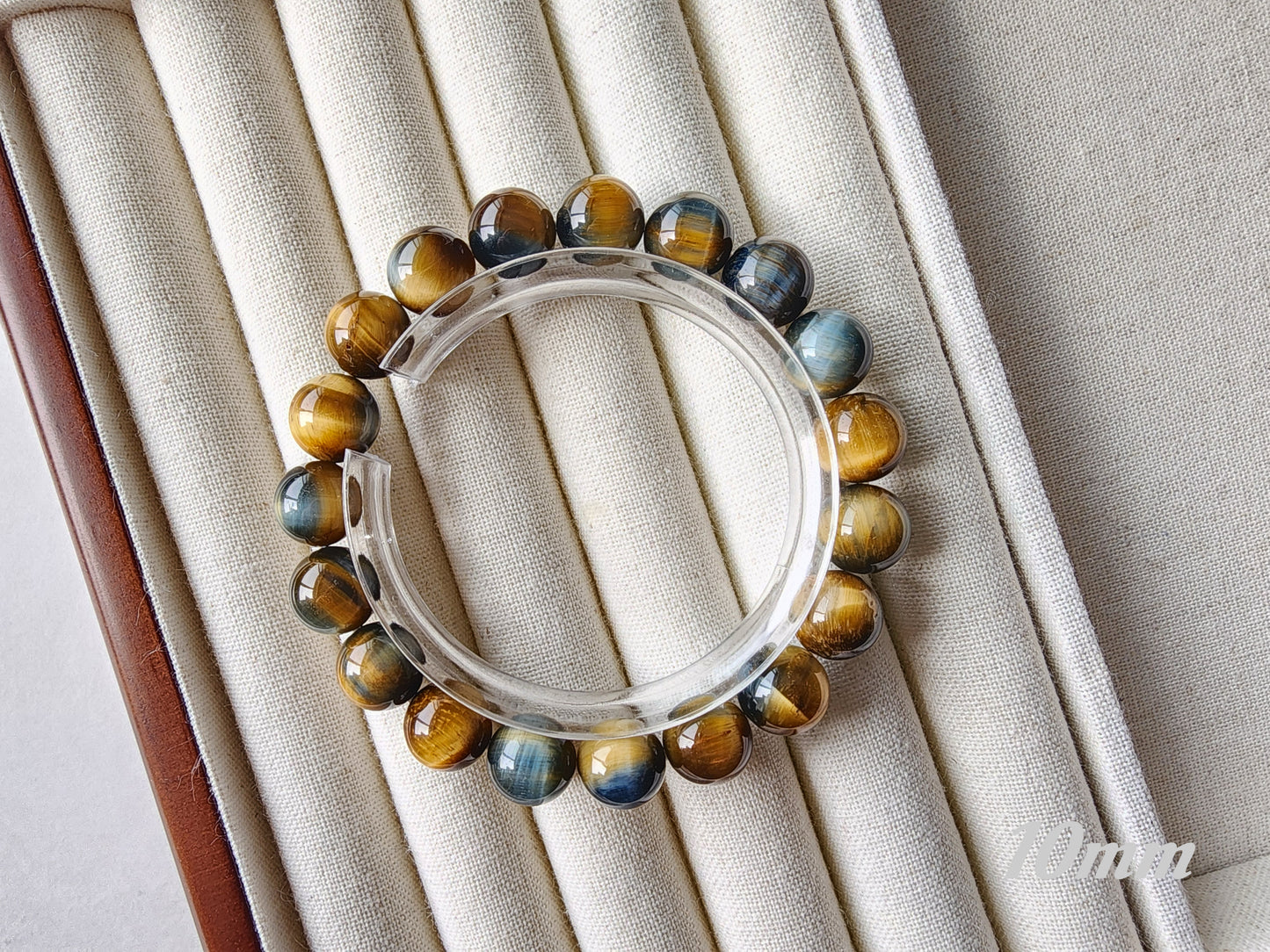 [Bracelet] Golden Blue Tiger Eye Inspiration Bracelet