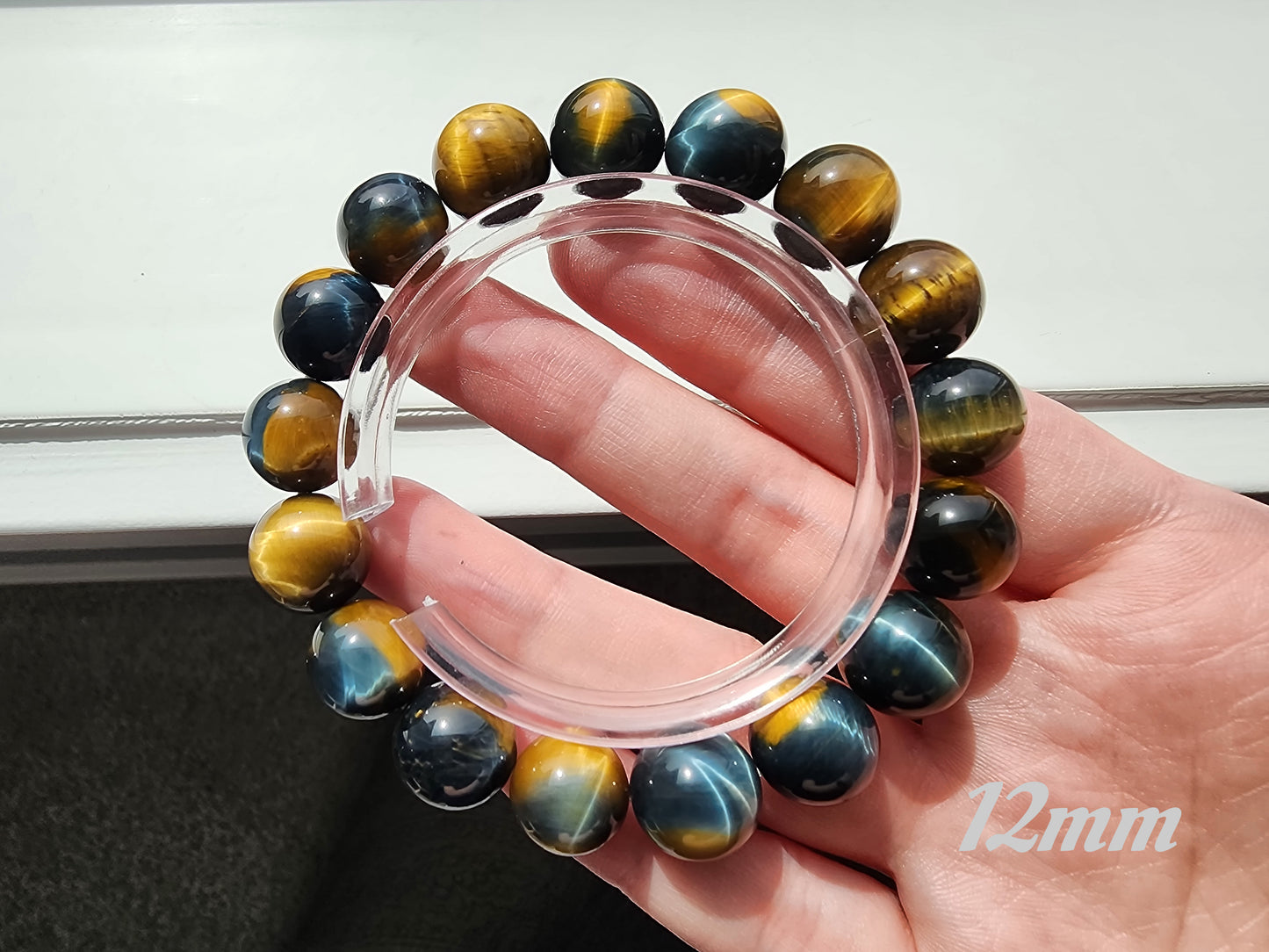 [Bracelet] Golden Blue Tiger Eye Inspiration Bracelet