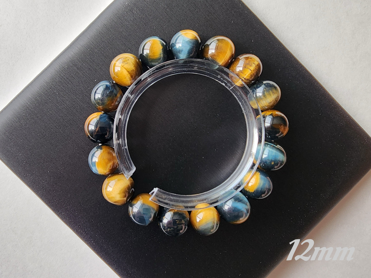 [Bracelet] Golden Blue Tiger Eye Inspiration Bracelet