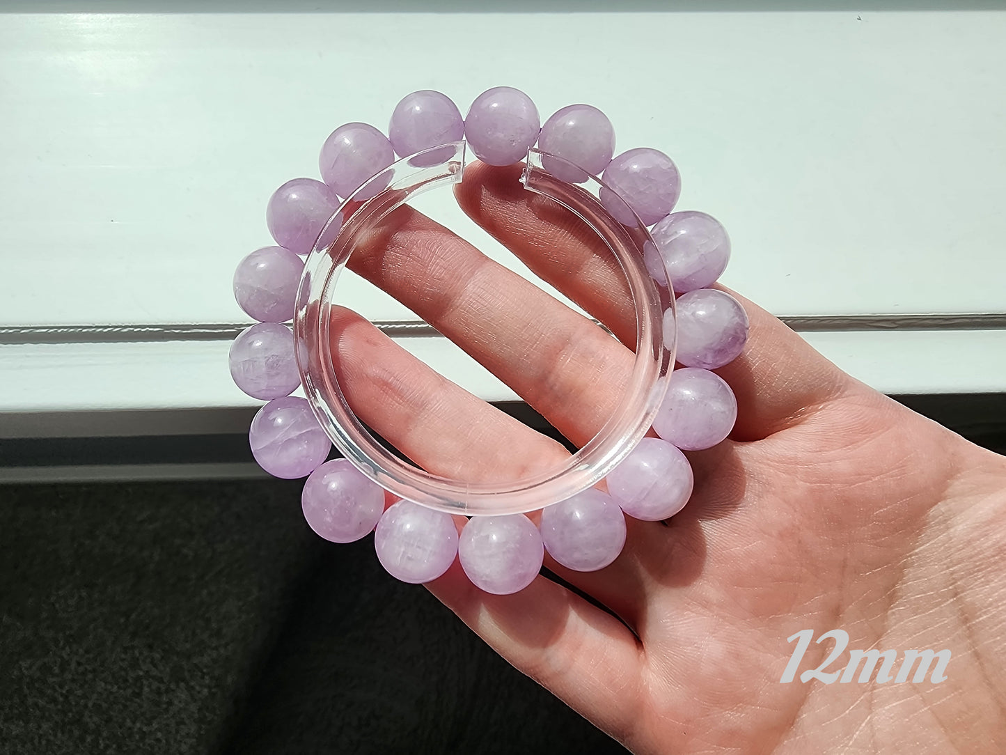 [Bracelet] Lilac Dreams: Natural Kunzite 紫锂辉 Beaded Bracelet