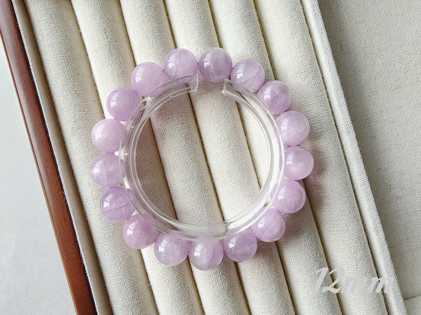 [Bracelet] Lilac Dreams: Natural Kunzite 紫锂辉 Beaded Bracelet