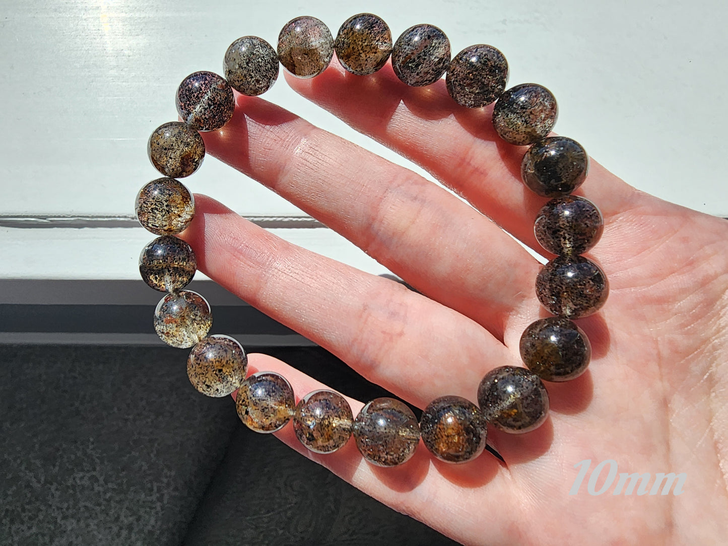 [Bracelet] Balance & Protection Bracelet: Black Strawberry Quartz 黑草莓