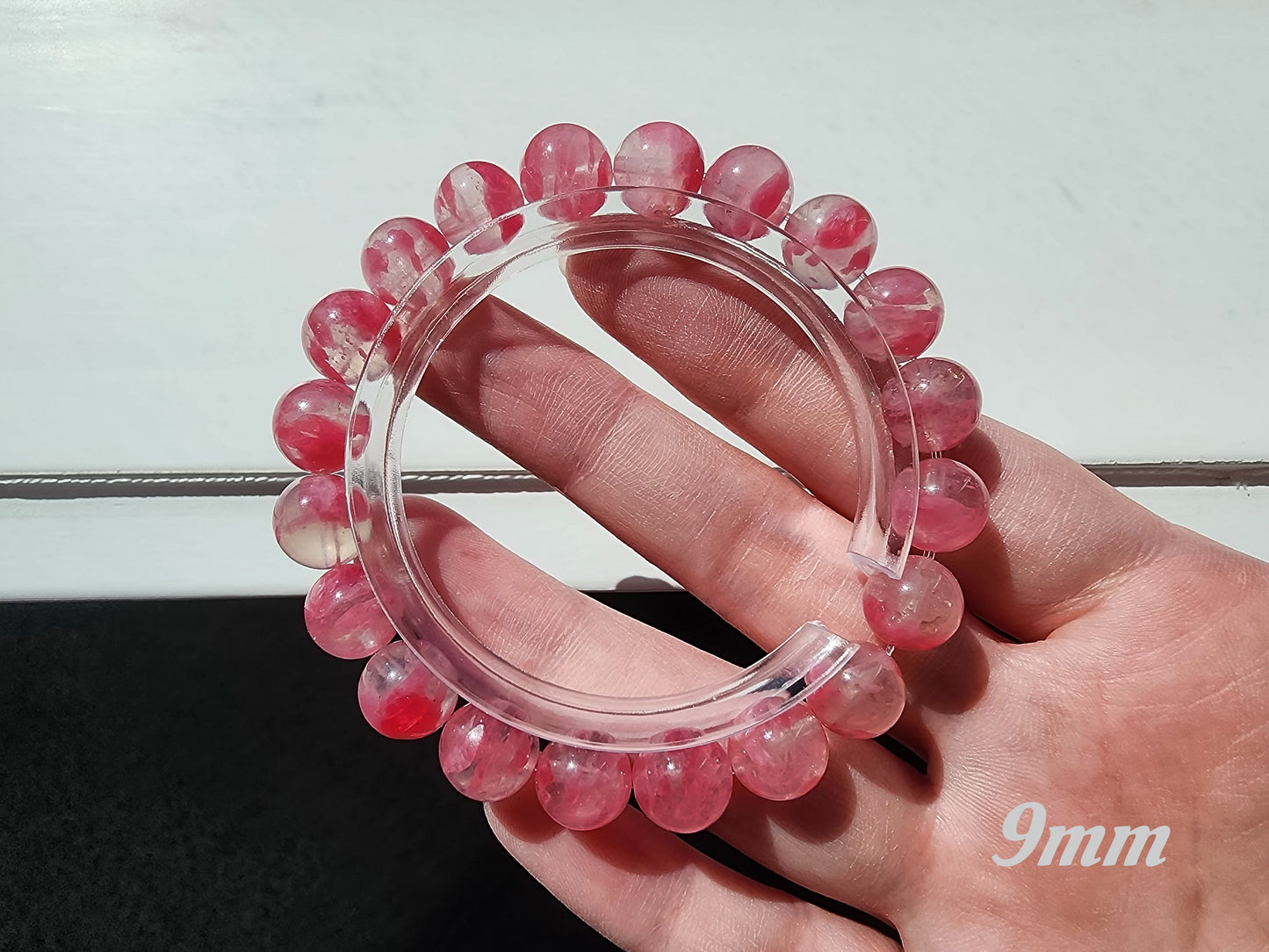 [Bracelet] Sakura Rhodonite 樱花雨蔷薇辉 Crystal Bracelet - Natural Gemstone Jewelry