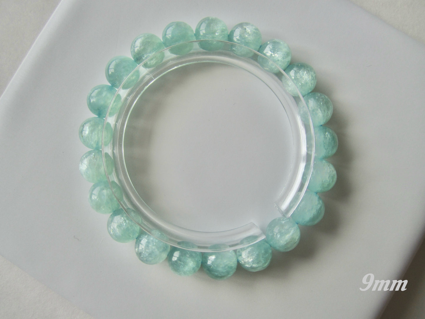 [Bracelet] A Touch of Tranquility: Blue-Green Lepidolite 蓝绿祖母晶 Bracelet