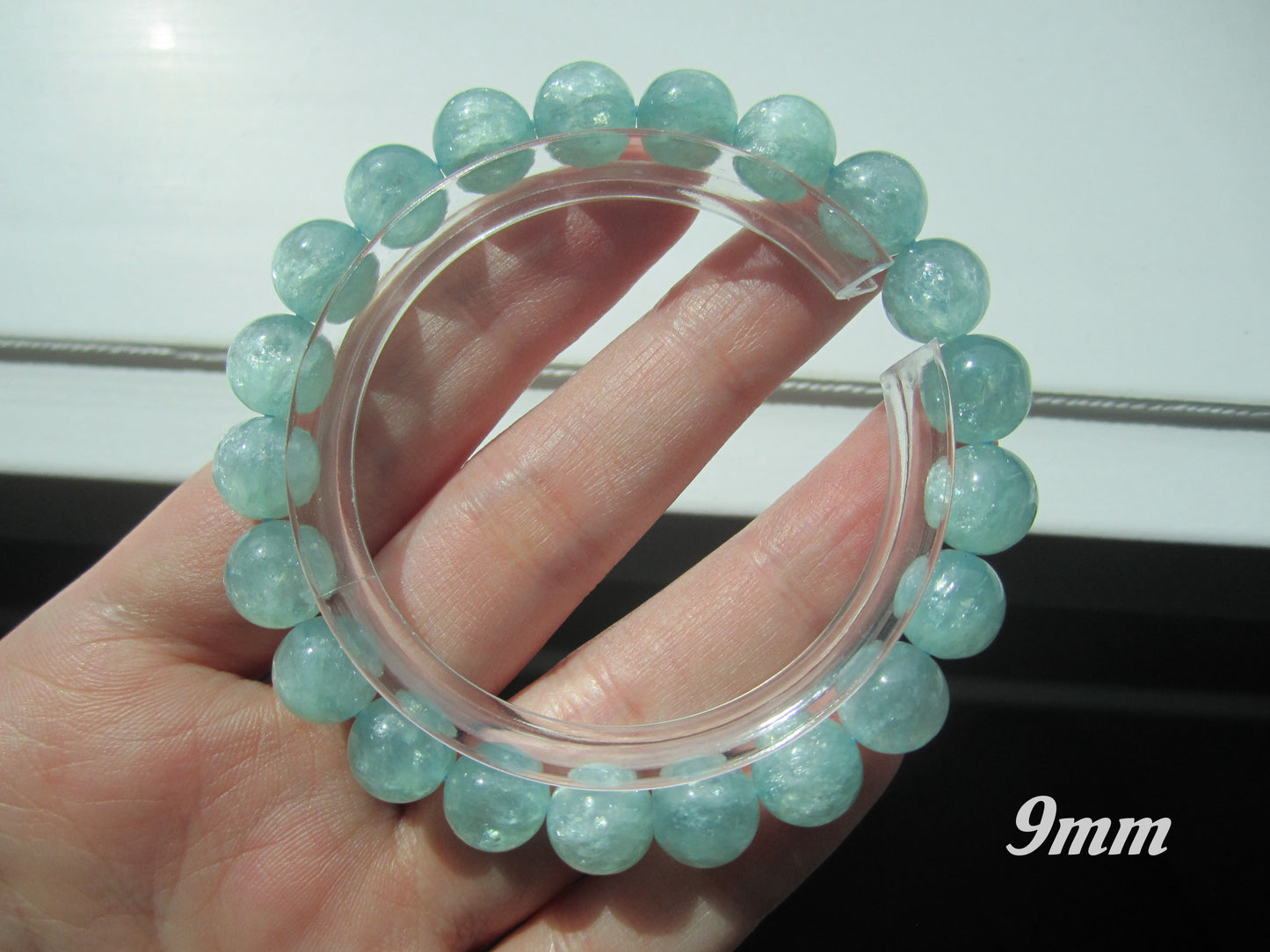 [Bracelet] A Touch of Tranquility: Blue-Green Lepidolite 蓝绿祖母晶 Bracelet