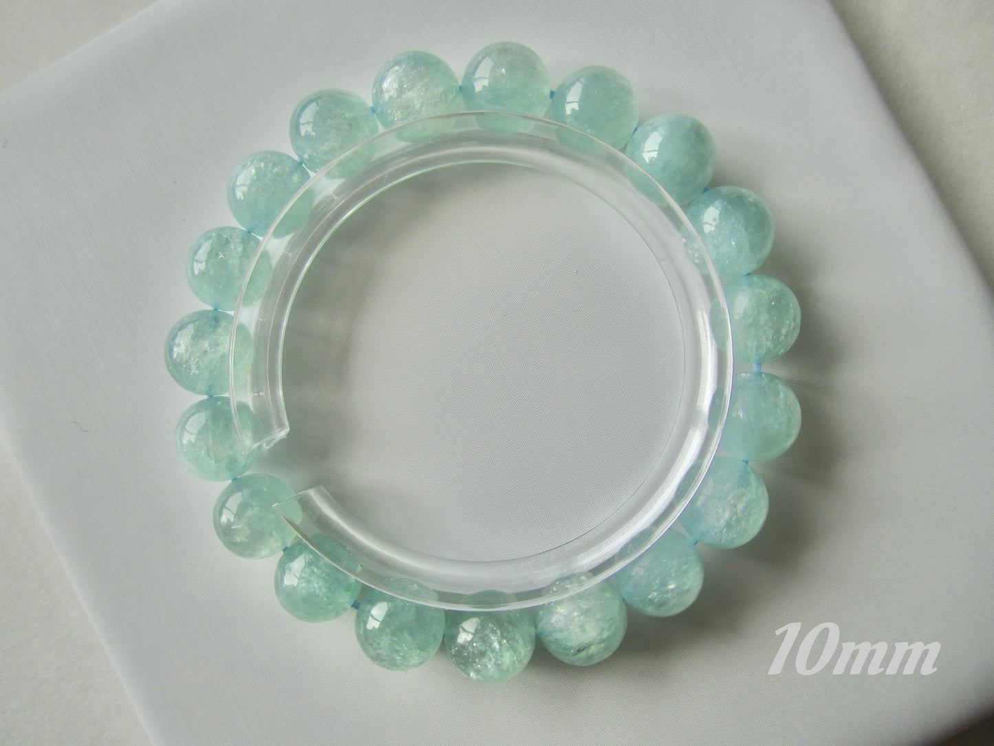 [Bracelet] A Touch of Tranquility: Blue-Green Lepidolite 蓝绿祖母晶 Bracelet