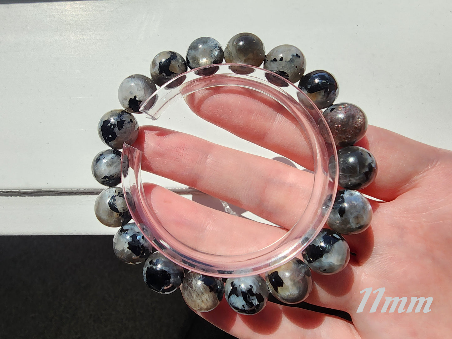 [Bracelet] Skeletal Quartz 星辉骨干 & Black Tourmaline Symbiosis Bracelets