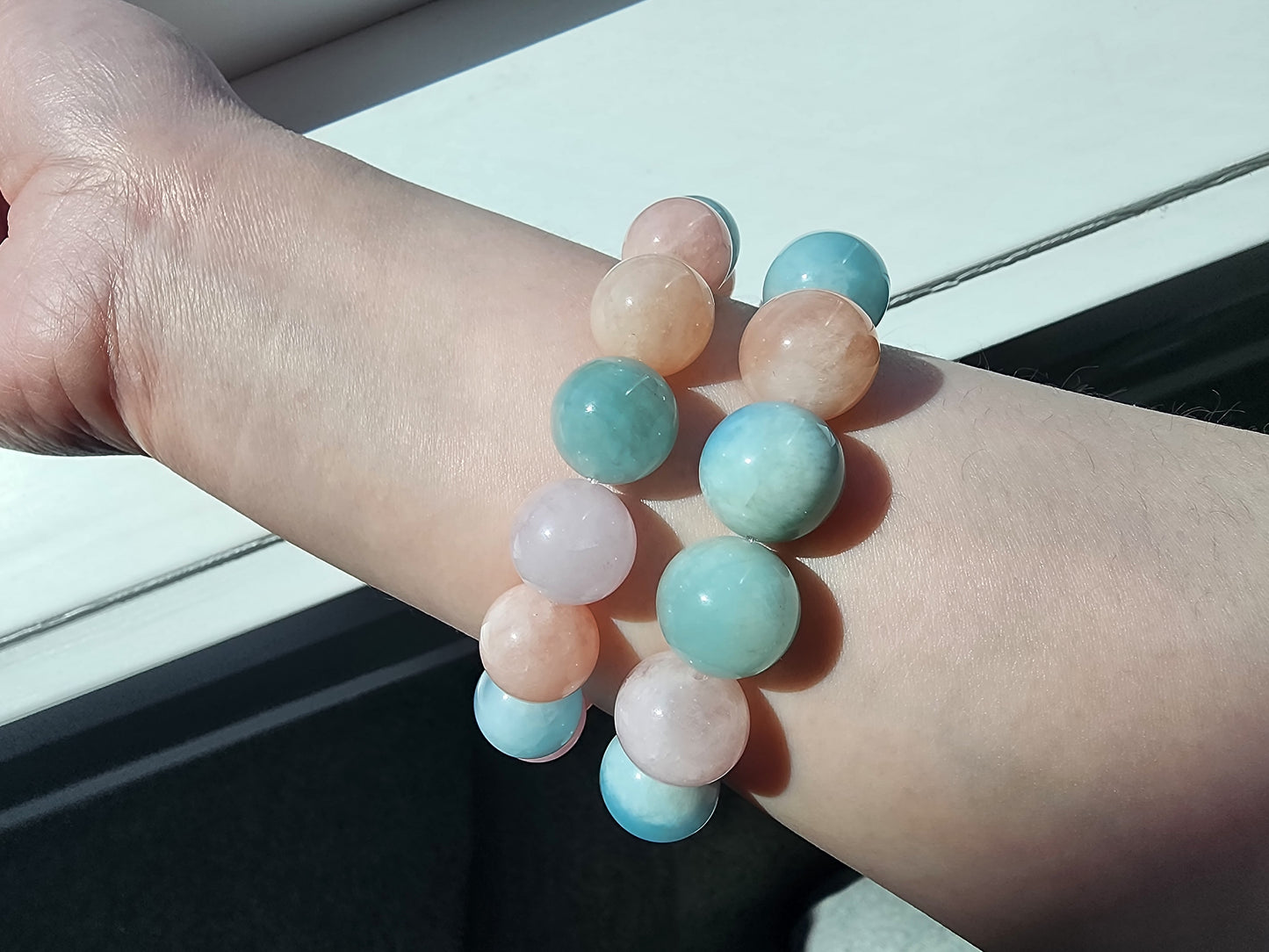 [Bracelet] Pastel Rainbow Morganite Bracelets