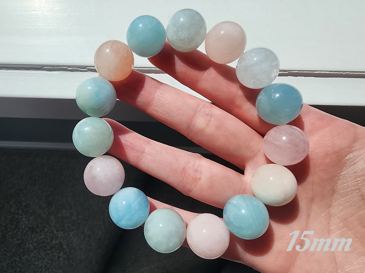 [Bracelet] Pastel Rainbow Morganite Bracelets