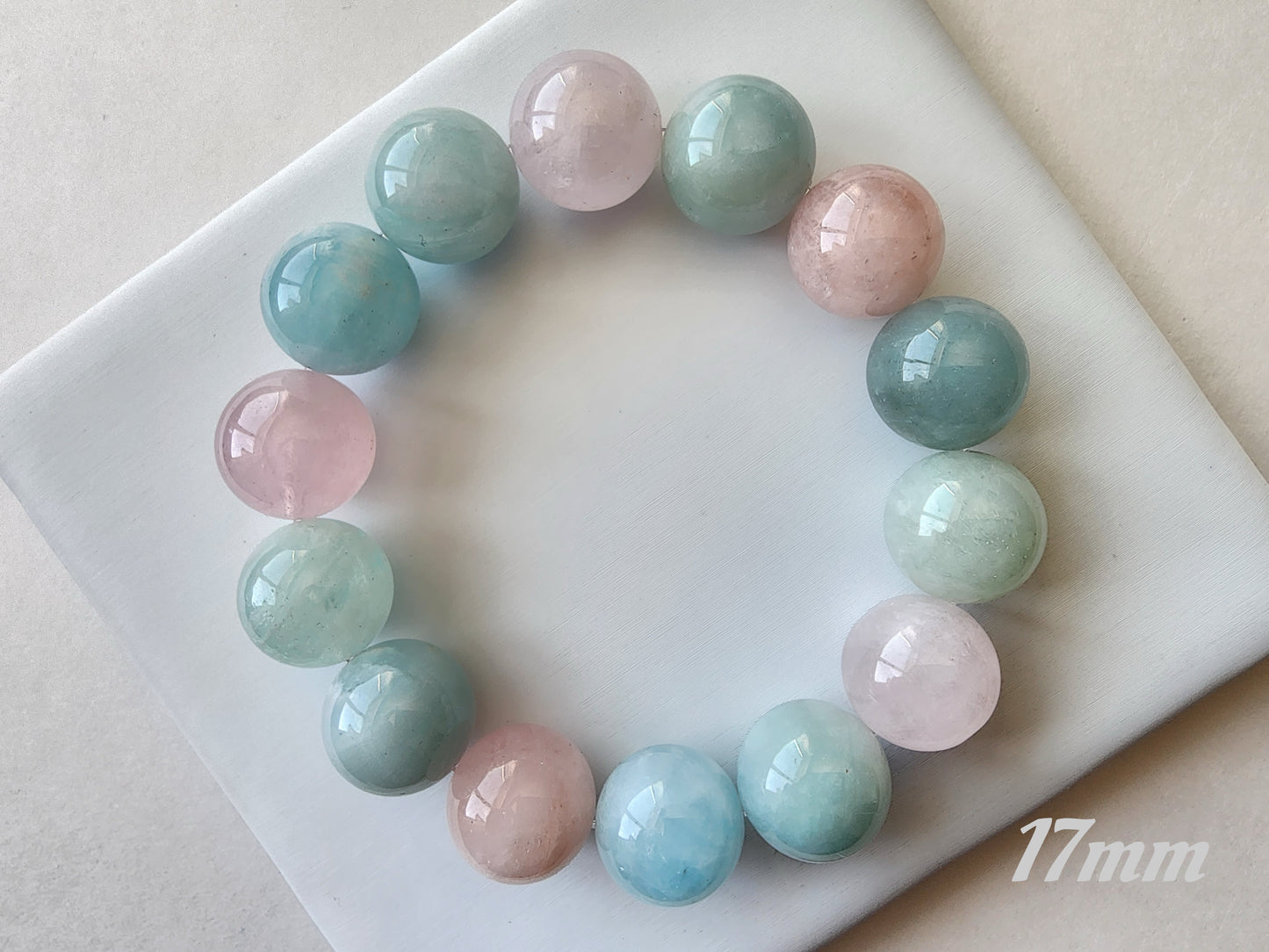 [Bracelet] Pastel Rainbow Morganite Bracelets