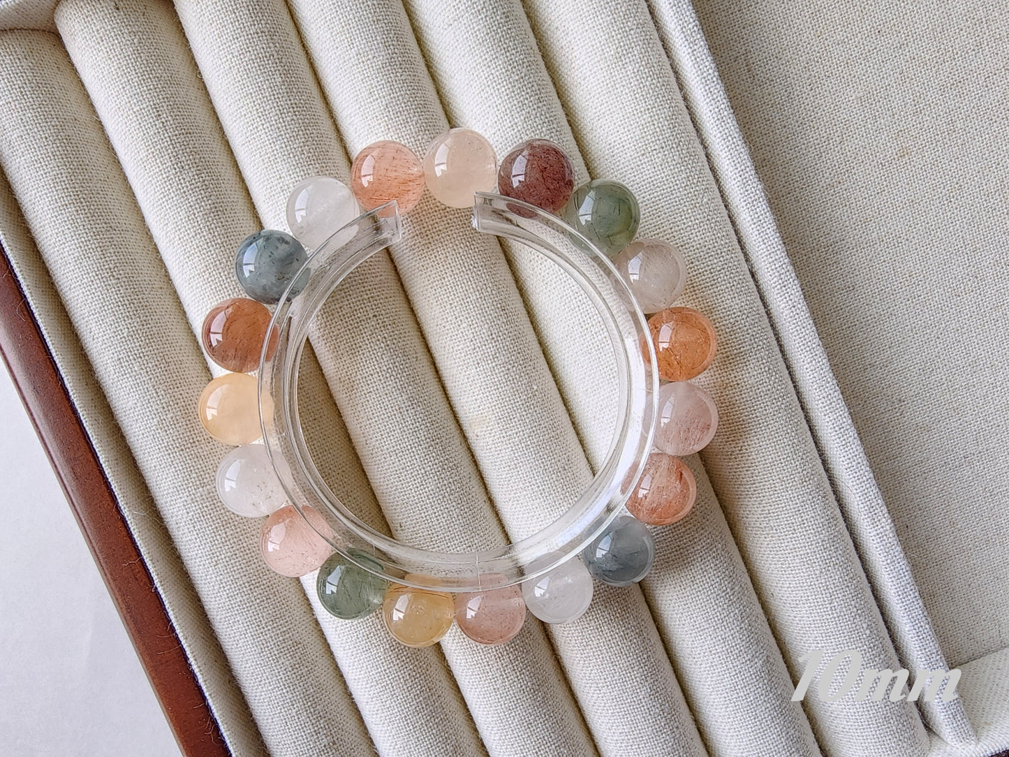 [Bracelet] Capture the Rainbow: Rabbit Hair Quartz 兔毛 Stacking Bracelet