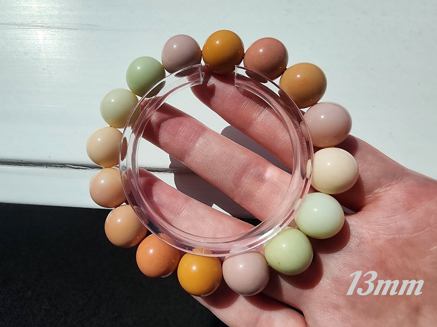 [Bracelet] Burmese Yellow Jade 缅黄 Bracelet - Natural Stone Jewelry