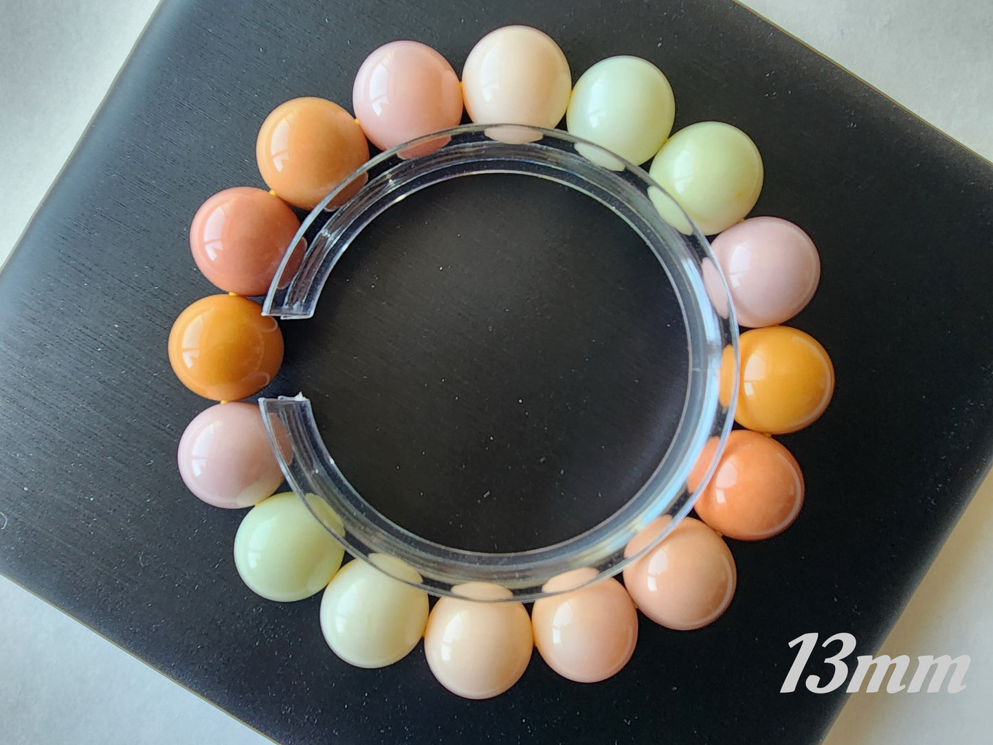 [Bracelet] Burmese Yellow Jade 缅黄 Bracelet - Natural Stone Jewelry