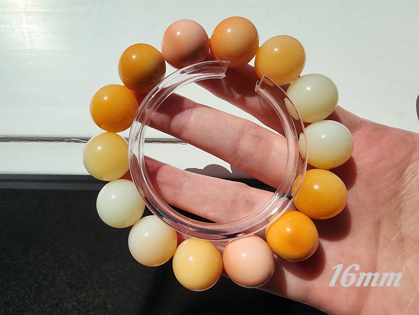 [Bracelet] Burmese Yellow Jade 缅黄 Bracelet - Natural Stone Jewelry