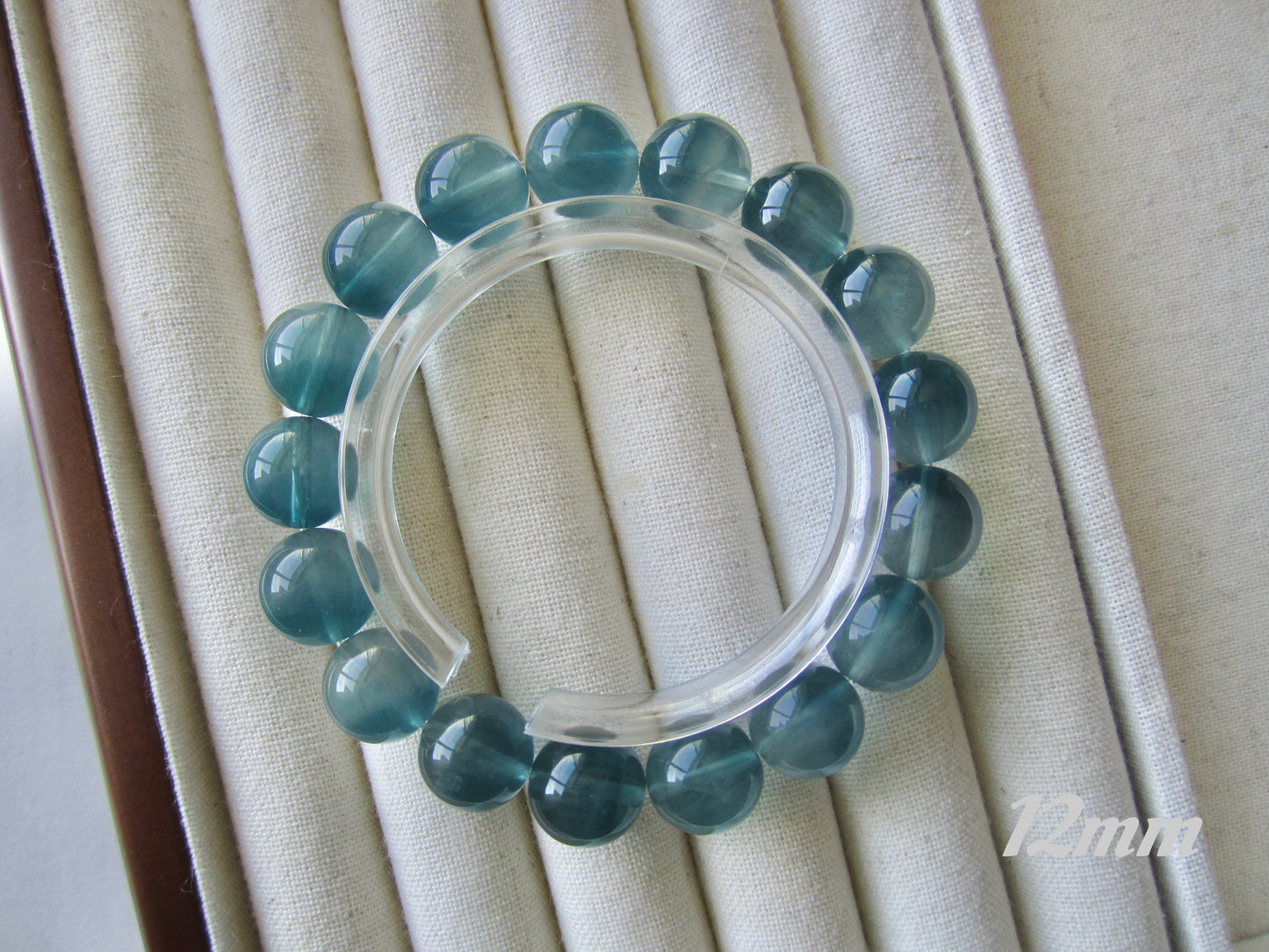 [Bracelet] Celestial Blue Beauty: Devil's Blue Fluorite Crystal Bracelet