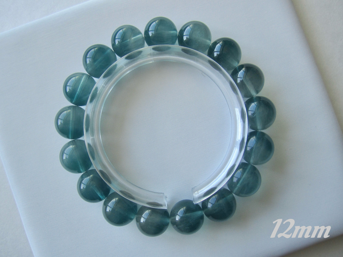 [Bracelet] Celestial Blue Beauty: Devil's Blue Fluorite Crystal Bracelet