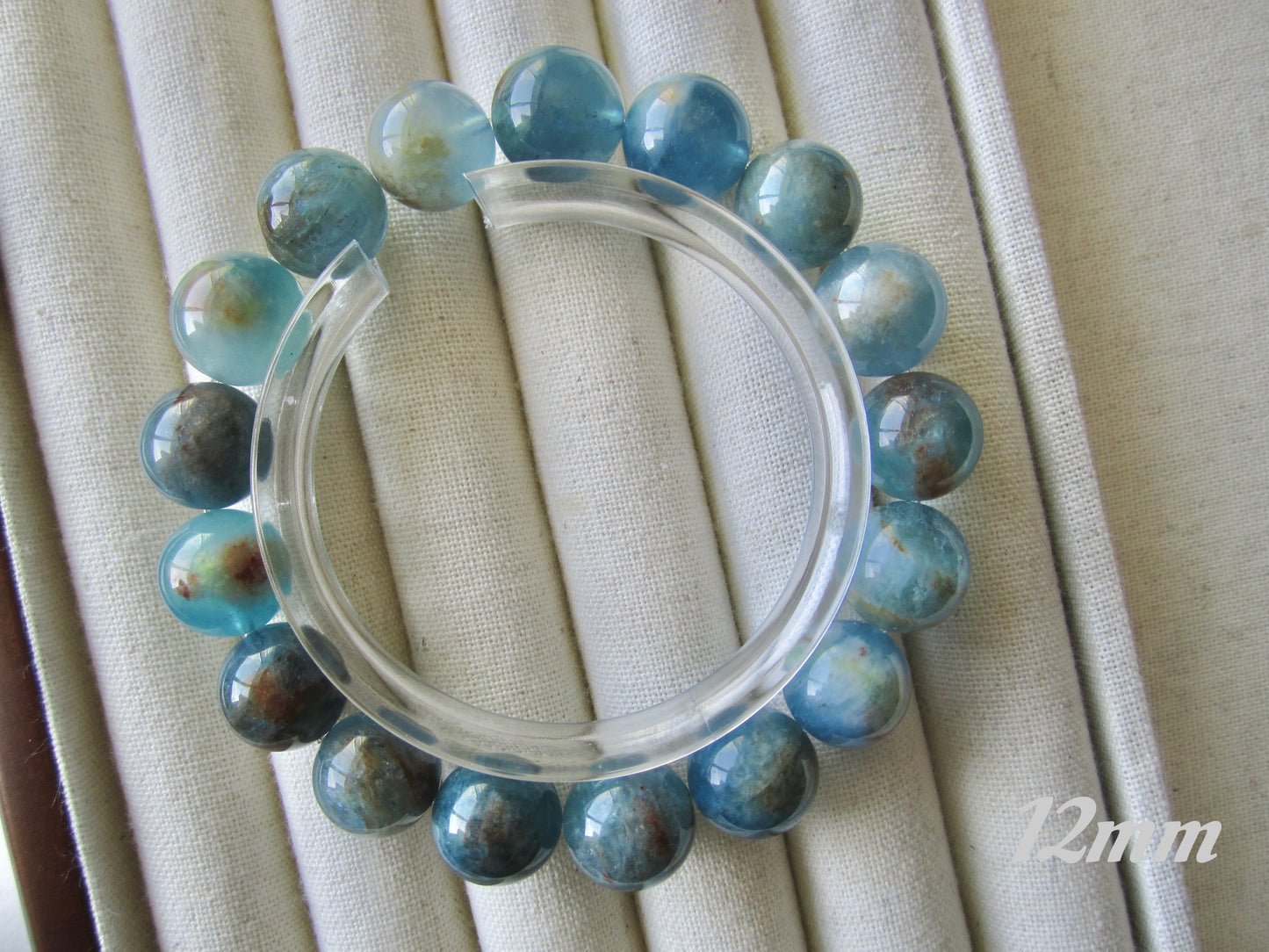 [Bracelet] Ocean Breeze Island Aquamarine 岛屿海蓝宝 Bracelet - Tranquil Sea Blue Crystal