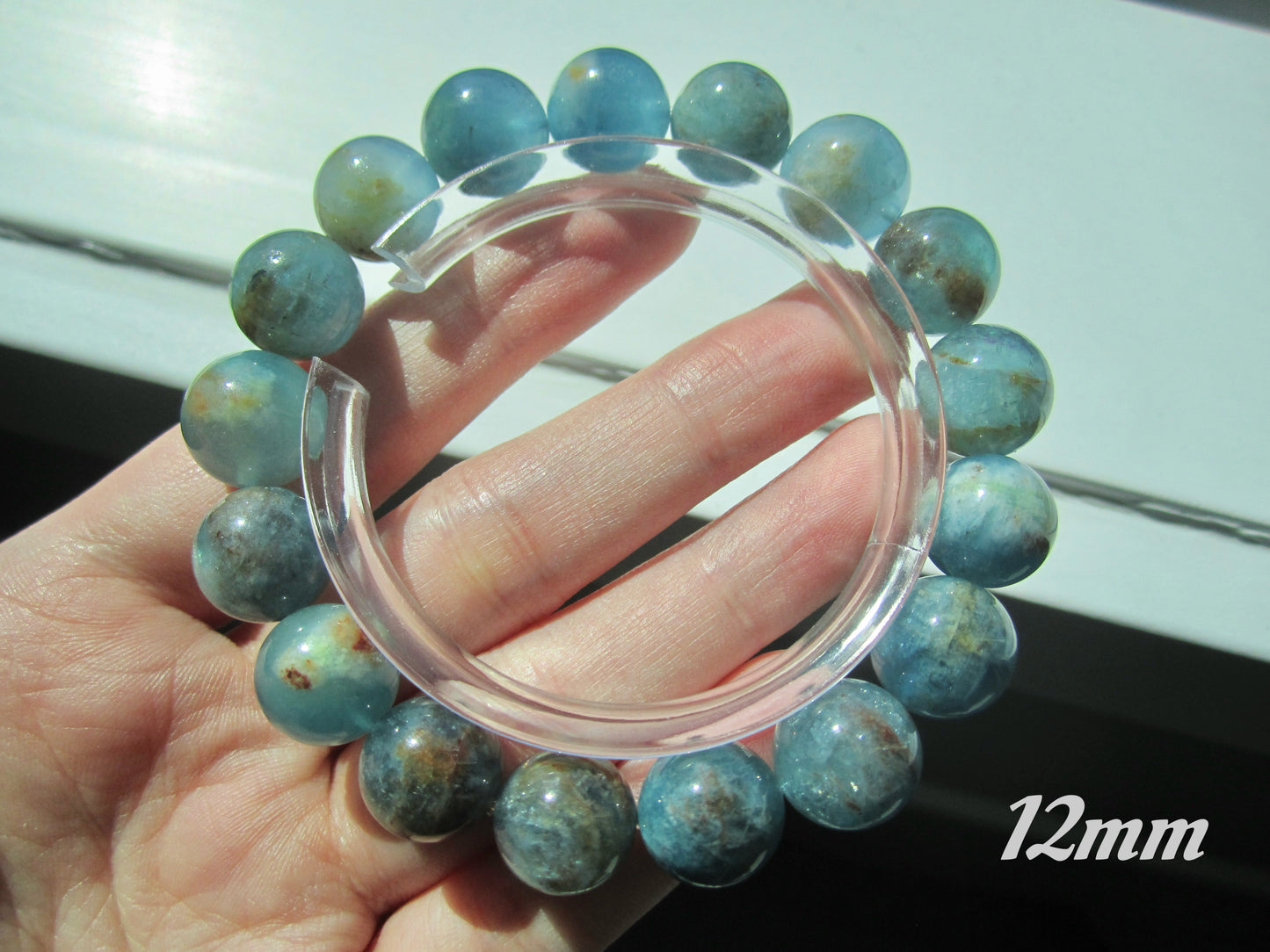 [Bracelet] Ocean Breeze Island Aquamarine 岛屿海蓝宝 Bracelet - Tranquil Sea Blue Crystal