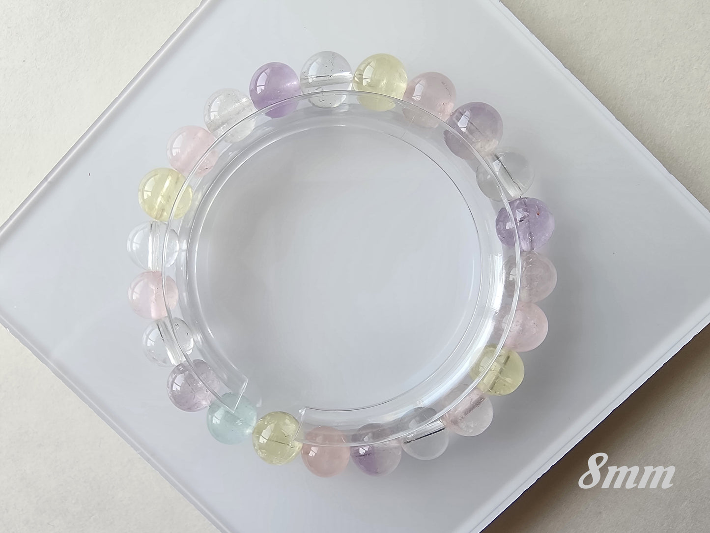 [Bracelet] Elegant Gemstone Bracelets - Clear Quartz, Rose Quartz, Lemon Quartz, Aquamarine, Amethyst - Healing Crystal Jewelry