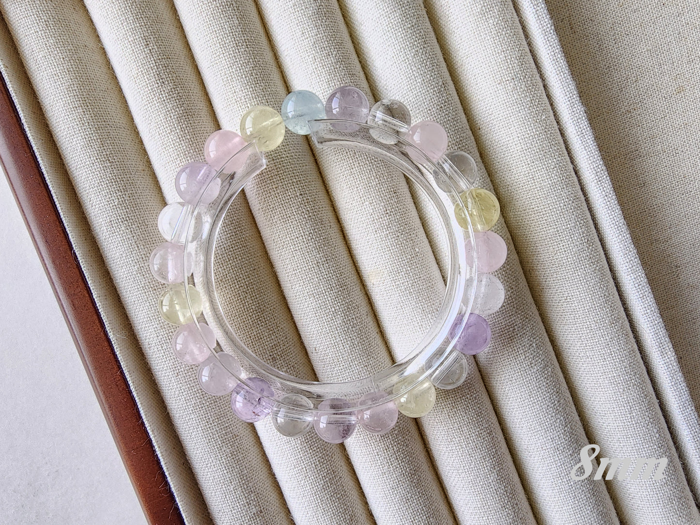 [Bracelet] Elegant Gemstone Bracelets - Clear Quartz, Rose Quartz, Lemon Quartz, Aquamarine, Amethyst - Healing Crystal Jewelry