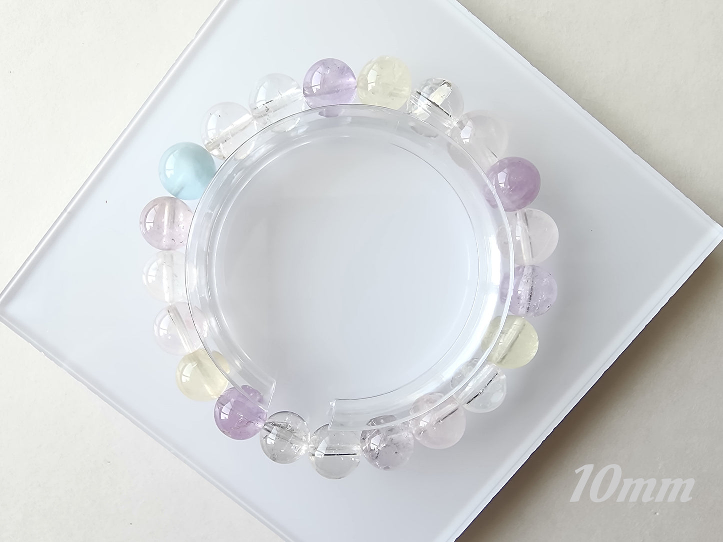 [Bracelet] Elegant Gemstone Bracelets - Clear Quartz, Rose Quartz, Lemon Quartz, Aquamarine, Amethyst - Healing Crystal Jewelry