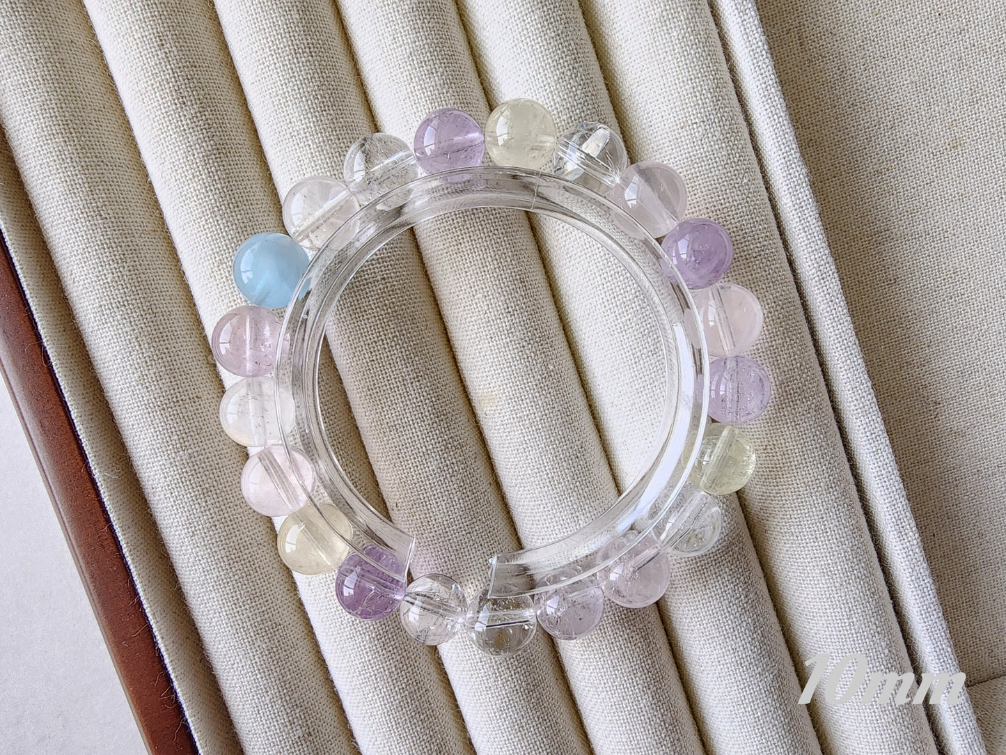 [Bracelet] Elegant Gemstone Bracelets - Clear Quartz, Rose Quartz, Lemon Quartz, Aquamarine, Amethyst - Healing Crystal Jewelry