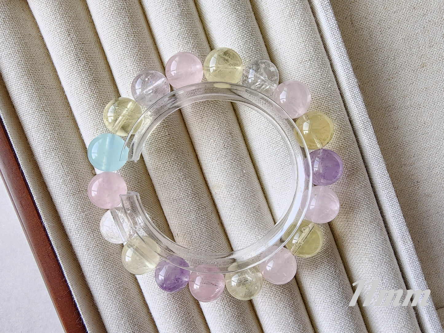 [Bracelet] Elegant Gemstone Bracelets - Clear Quartz, Rose Quartz, Lemon Quartz, Aquamarine, Amethyst - Healing Crystal Jewelry